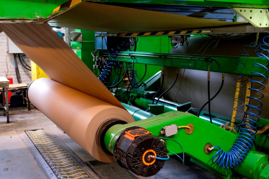 máquina generadora de papel y cartón