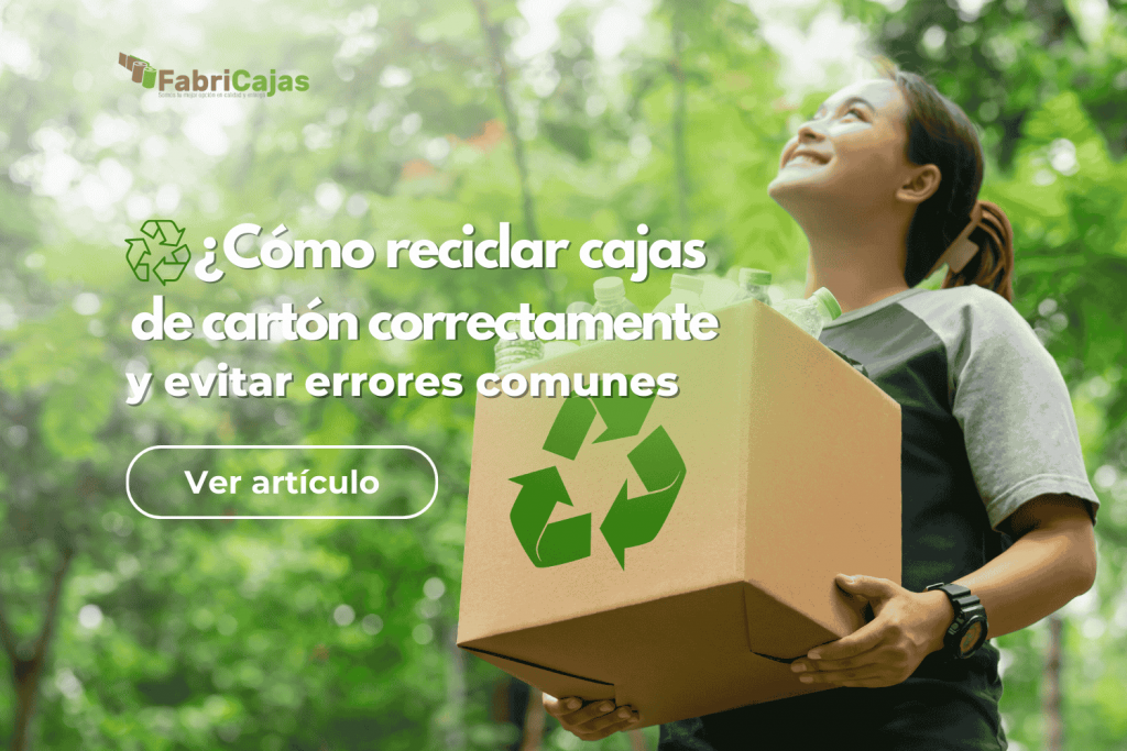 como reciclar cajas