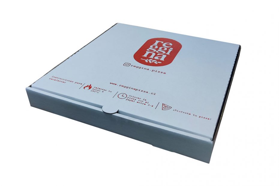 Caja de cartón corrugado para alimentos