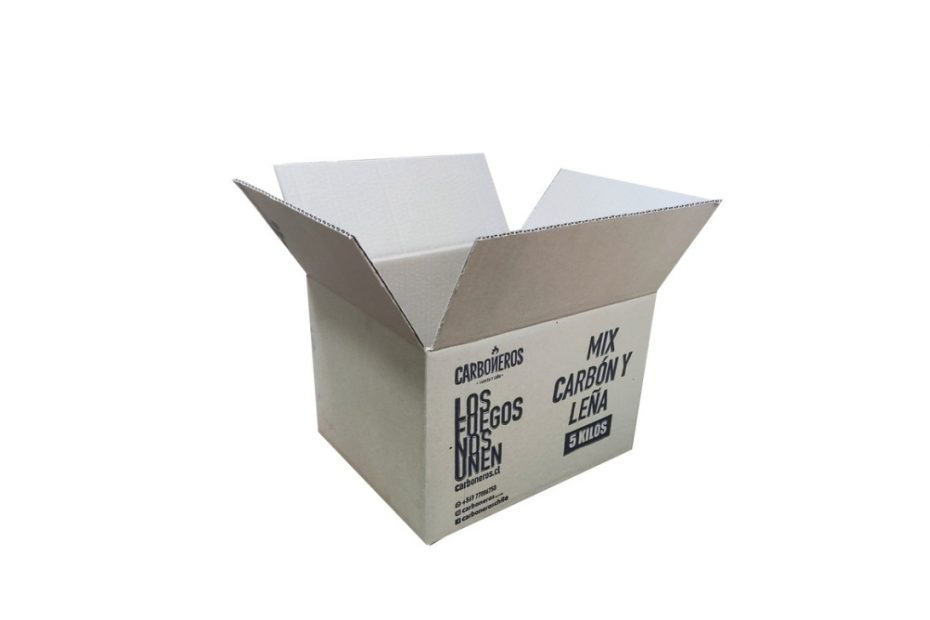 Caja de cartón impresa