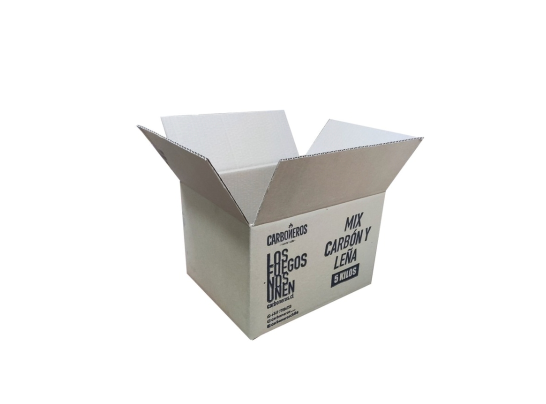 Caja de cartón impresa