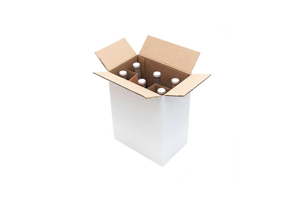 caja de cartón corrugado para vinos y licores
