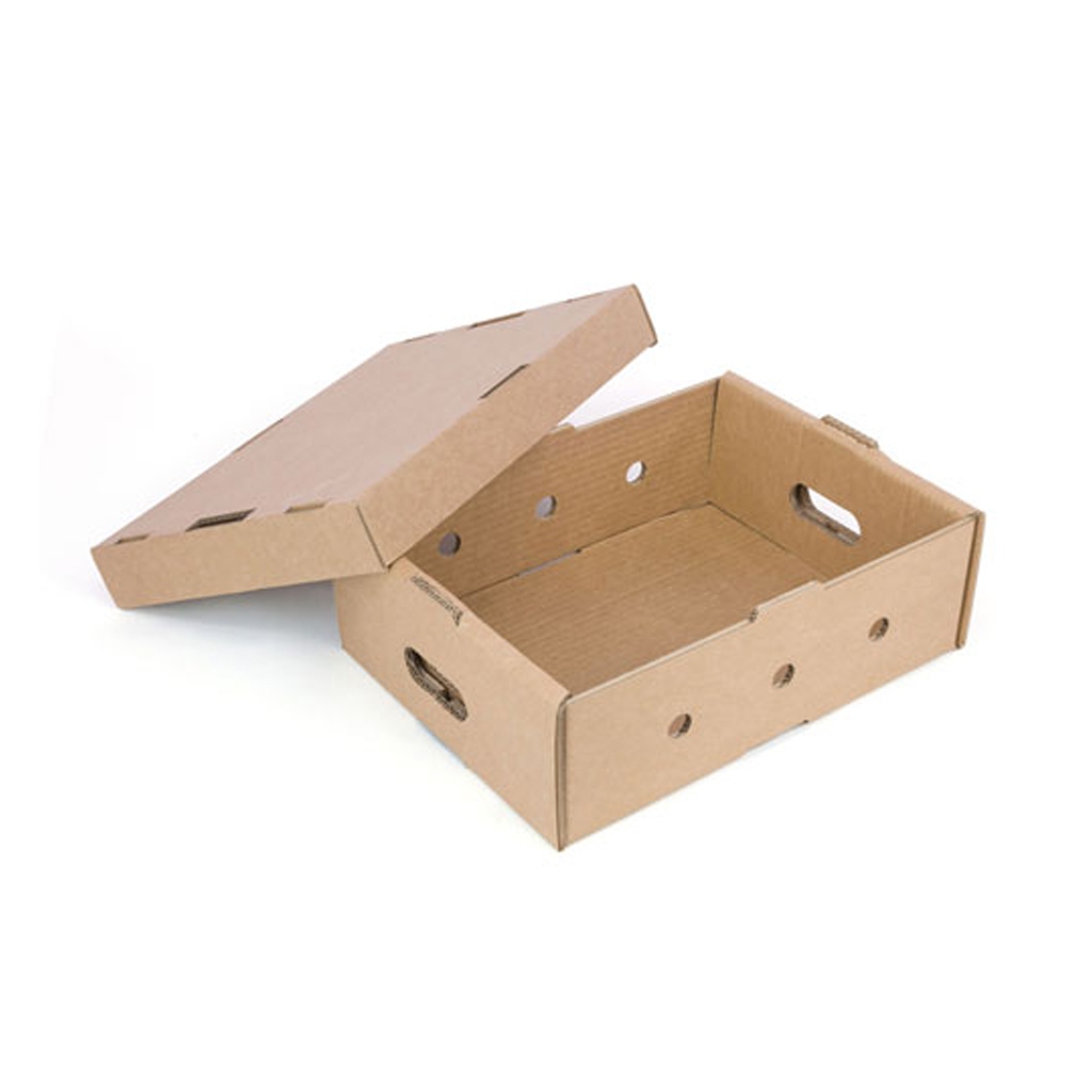 cajas de cartón kraft apiladas listas para despacho de dulces criollos